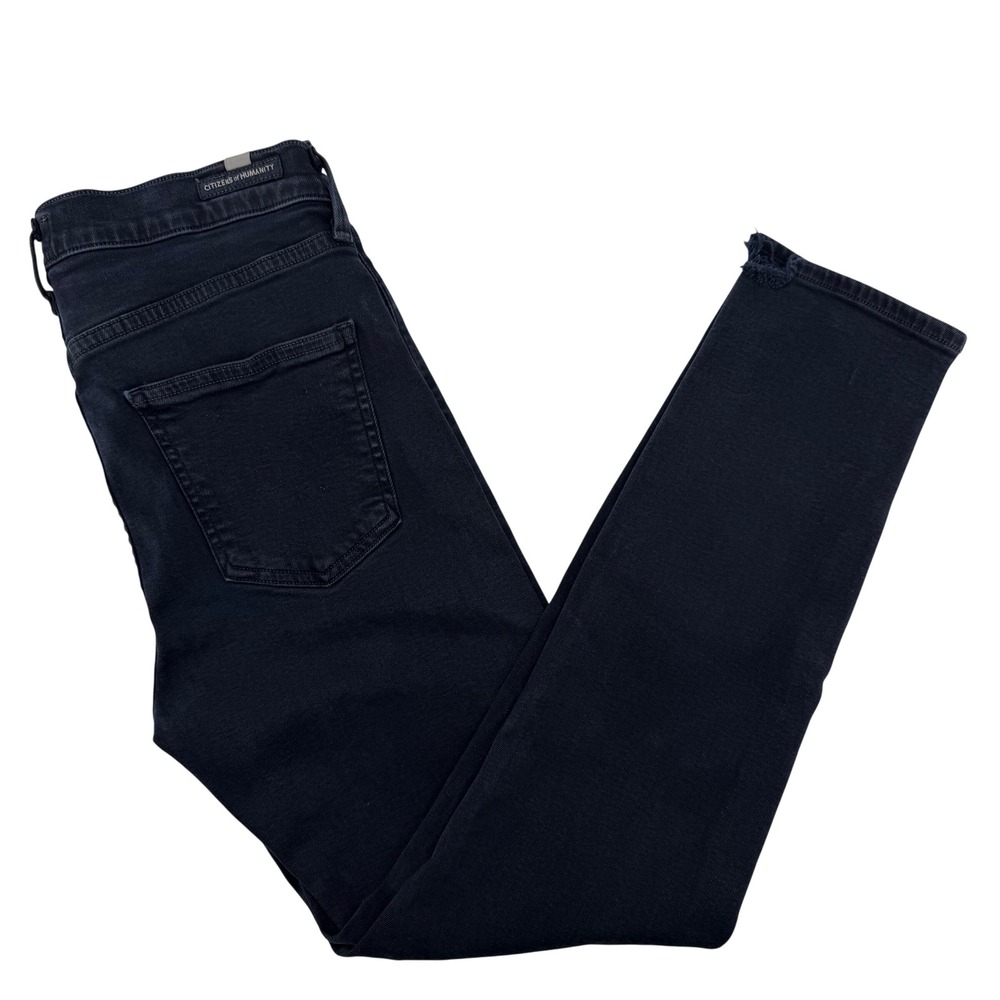 Citizens of Humanity Rocket Crop Jeans Womens 28 Dark Indigo High‎ Rise Skinny
